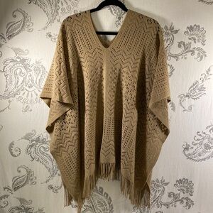 Boho crocheted Shawl/poncho LTV Imports‎